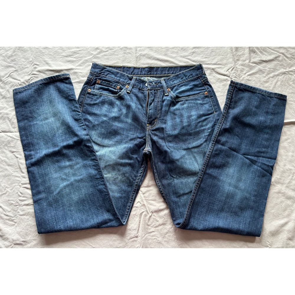 Levis 514 Straight Fit Jeans Mens 31x32 Dark Wash Denim Pants 00514-0164
